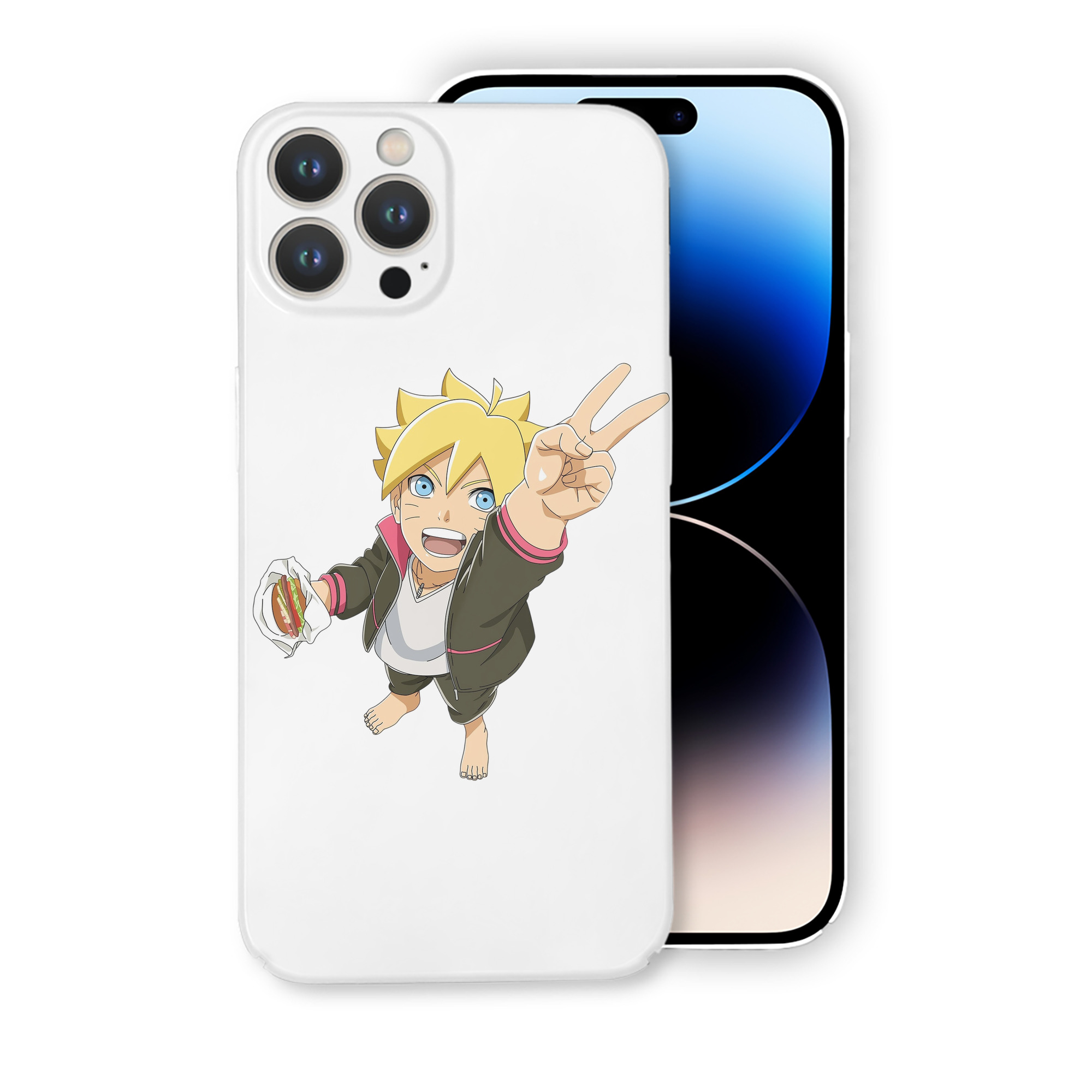 （画像用） NARUTO -ナルト- うずまき ボルト Uzumaki Boruto 【iPhone 14シリーズ対応】ハードケース